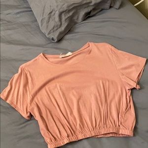 short sleeve crop top